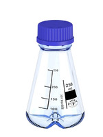 Erlenmeyer bottle, notched bottom, GL 45, 250 ml, SIMAX