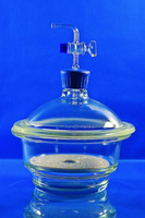 Desiccator lid with plastic knob and glass stopcock, 100 mm, SIMAX