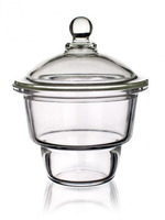 Desiccator with glass knob according to DIN 12 491, 100 mm, SIMAX