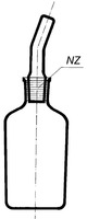 (MOQ! on request) Fľaša kvapacia, číra, výmenná zátka, NZ 29/32, 500 ml, SIMAX