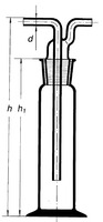 Fľaša k premývačke podľa Drechslera, 250 ml, SIMAX