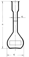(MOQ! on request) Kohlrausch flask, class A, 200 ml, SIMAX