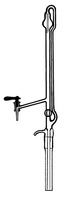 Automatic burette according to Pellet, outlet and overflow stopcock, class B. B, 25 ml, SIMAX