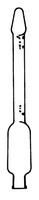 (MOQ! on request) Butyrometer Kohler - Funke, na smotanu, 5 ml, 0 - 20 %, SIMAX