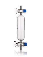 (MOQ! on request) Vzorkovnice na plyny s jednocestným a trojcestným kohoutem, 150 ml, SIMAX