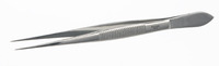 Forceps 18/10 steel, sharp, L=105mm