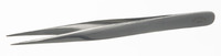 Precision forceps 18/10 steel extra, sharp, L=120mm