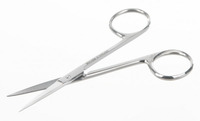 Scissor microscopy, stainless magnetic, straight, L=100mm