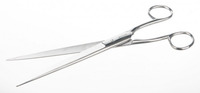 Paper scissor, stainless steel, magnetic, L=200mm