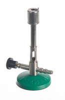 Bunsen burner f. natural gas, w. needle, valve, DIN 30665