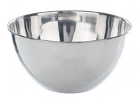 Bowl 18/10 steel, flat bottom, 125 ml