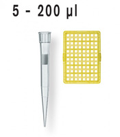 Špičky s filtrem 5 - 200 µl, NESTERILNÍ (10 zásobníků x 96 ks), Brand