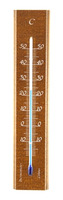Teploměr pokojový 0 až +50°C, dubové dřevo, 140 x 30 mm