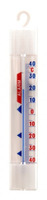 Teploměr chladničkový -40 až +40°C, bílý plast, 155 x 23 mm