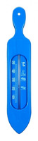 Teploměr koupelnový LOĎ S RUČKOU 0 až +50°C, modrý, 195 x 38 mm