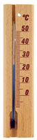 Teploměr pokojový 0 až +50°C, světlé dřevo, 150 x 35 mm