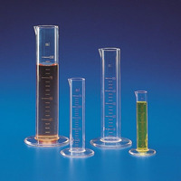 Volumetric cylinder, low form, PMP, 100 ml, transparent graduation, Kartell