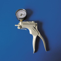 Pumpa vakuová ruční, tvrzený PS, model s manometrem, Kartell