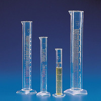 Volumetric cylinder, tall form, PMP, 10 ml, transparent graduation, B, Kartell