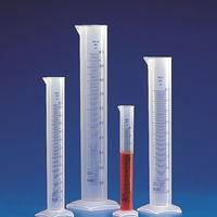 Volumetric cylinder, tall form, PP, 10 ml, blue graduation, B, Kartell