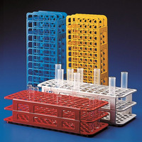 Rack for tubes dia. 13 mm, 6 x 15 places, PP, yellow, Kartell