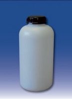 Fľaša guľatá  HDPE s bezpečnostným uzáverom GL45, 2000ml