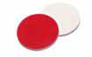 Septum silikon krémový/PTFE červený, ND12, 55°, 1,5mm, bal.100ks