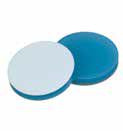 Septum silikon modrý transparent/PTFE bílý, ND 20, 45°, 3,0mm, bal.100ks