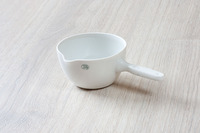 Casserole with porcelain handle according Berdel, 84 ml
