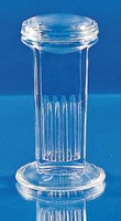 Coplin micro glass jar, bottom part + lid