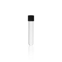Skúmavka mikrobiologická, 16 x 100 mm, sodnodraselné sklo, GL 18, so skrutkovacím uzáverom (PP), bal. 100 ks, DWK