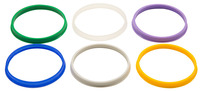 Pouring ring, GL45, purple, made from PP, suitable for all GL45 screw threads, pack. of 1, LABSOLUTE® (pack. size: 1 Pieces)