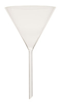 Funnel, D=100 mm, 60°, with short stem, made from borosilicate glass 3.3, pack. of 1, LABSOLUTE® (pack. size: 1 Pieces)