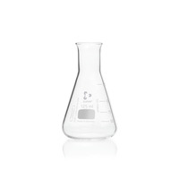 Erlenmeyer flask, conical, narrow neck, 125 ml, DWK