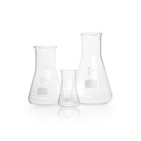 Erlenmeyer flask, conical, wide neck, 25 ml, DWK