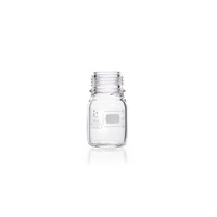 Reagent bottle, clear, GL 45, without cap and pouring ring, 100 ml, DWK