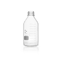 Fľaša reagenčná, číra, GL 45, bez uzáveru a vylievacieho krúžku, 1000 ml, DWK