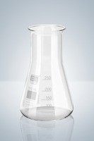 Erlenmeyer flask, 100 ml, wide neck with rim