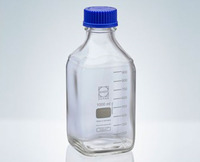 Láhev reagenční, hranatá, Duran, 100 ml, PP šroubovací uzávěr, GL 45