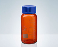 Láhev reagenční širokohrdlá, tmavá, Duran, 250 ml, GL 80