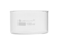 Crystallising dish, 20 ml, O=40 mm, h=25 mm, made from borosilicate glass 3.3, clear, cylindrical, acc. to 12337, with flat bottom, without spout, pack. of 1, LABSOLUTE® (pack. size: 1 Pieces)