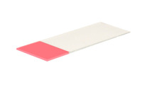 Microscope slides, cut edges, frosted area white, 76x26x1 mm, pack. of 50, LABSOLUTE® (pack. size: 50 Pieces)