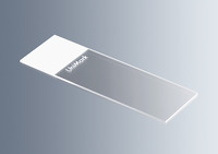 Mikrosklo podložné s farebnou plôškou, biele, 76 x 26 mm,UNIMARK®, rezané okraje, ( 10 000 ks), MARIENFELD