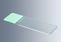 Mikrosklo podložné s farebnou plôškou, zelené, 76 x 26 mm,UNIMARK®, rezané okraje, (10 000 ks), MARIENFELD