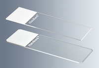 Mikrosklo podložní, HistoBond® + bílá matovaná ploška, broušené hrany, (2 000 ks), MARIENFELD