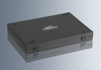 Microslide box for 100 slides, black polypropylene, pack of 10 pcs
