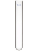Test tube, quartz, without rim, 10 x 100 mm