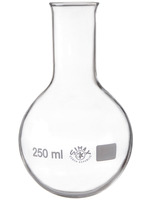 (MOQ! on request) Flask, round bottom, narrow neck, curved rim, 50 ml, SIMAX