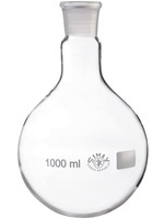 (MOQ! on request) Flask with round bottom, SJ 19/26, 50 ml, SIMAX