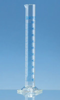 Cylinder BLAUBRAND, tall form, class A, certif., 2000 ml, Boro 3.3.